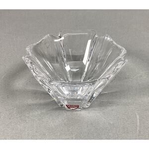 Orrefors - Orion Crystal Bowl - Signed - 2”Hx4”D - Sweden